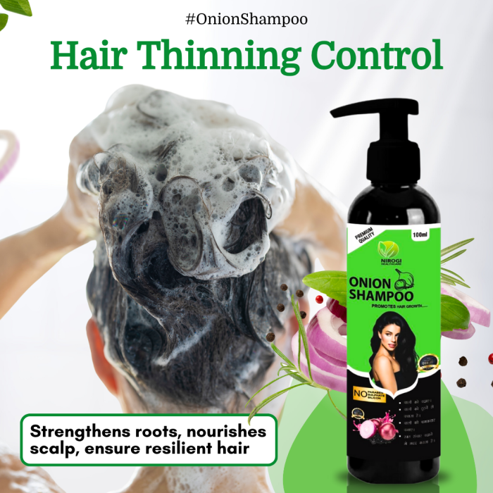 Onion Shampoo by nirogi healthcare
