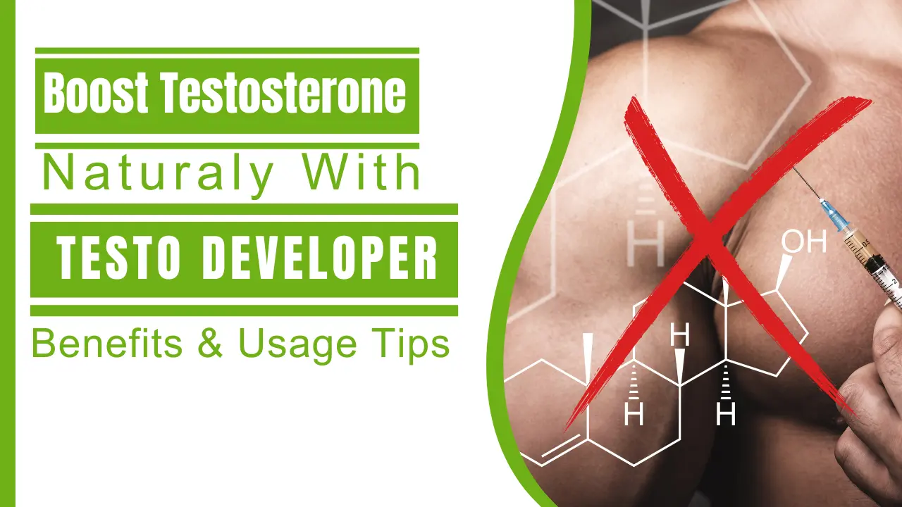 Boost Testosterone Naturally Benefits of Testo Developer and Usage Tips - Nirogi Healthcare