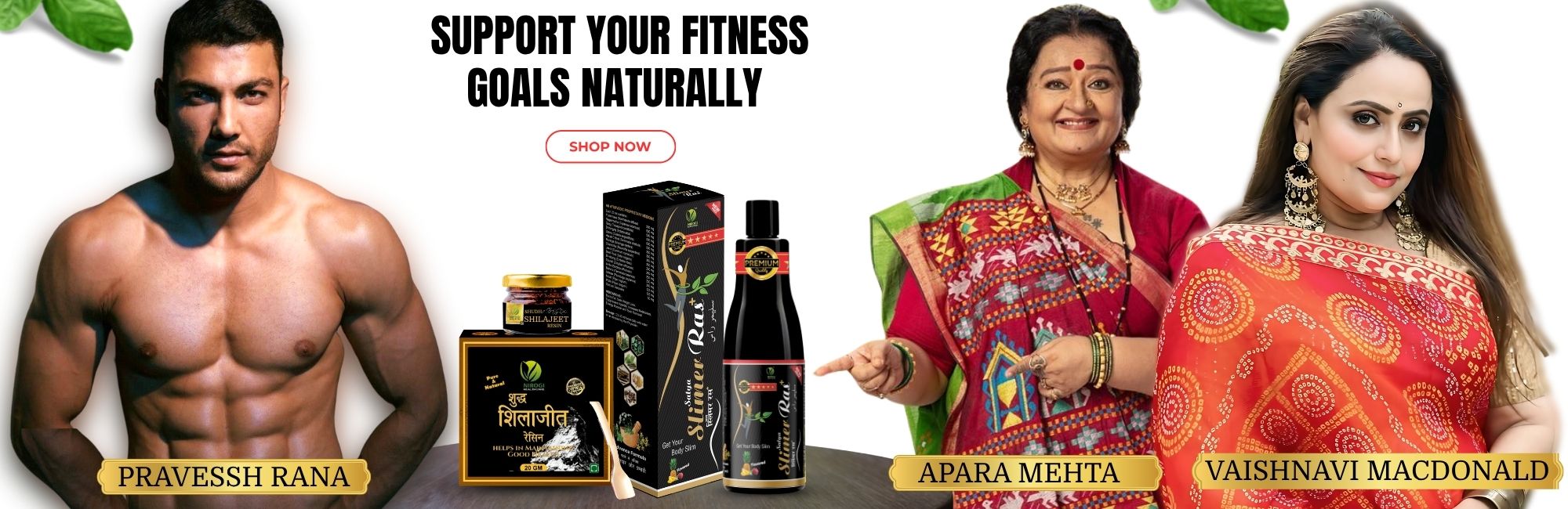 nirogi health care brand ambassador Apara Mehta, nirogi health care brand Pravessh Rana, nirogi health care brand ambassador Vaishnavi Macdonald