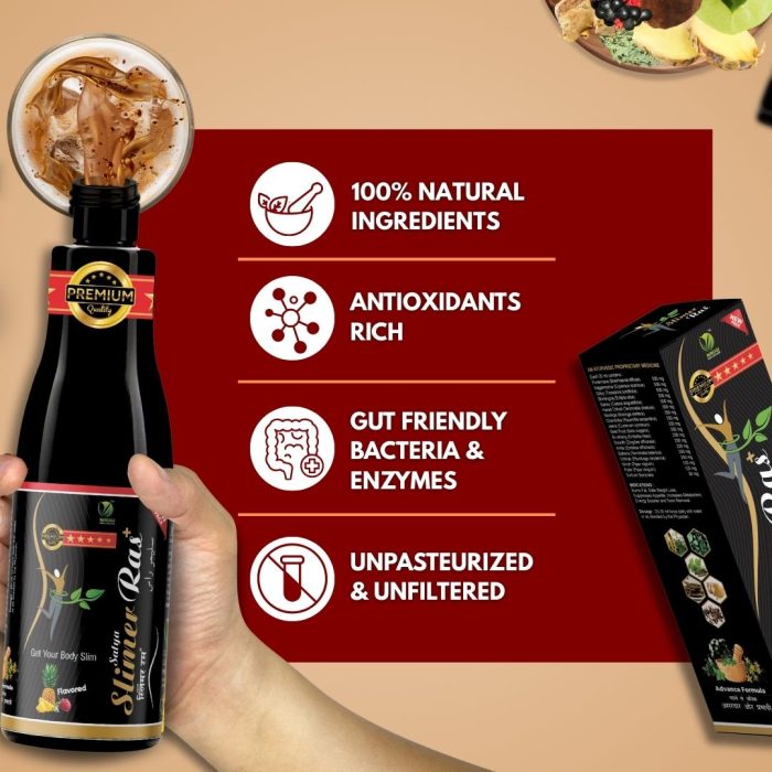 New Slimer Ras Ayurvedic Weight Loss Syrup For Men and Women - Image 13