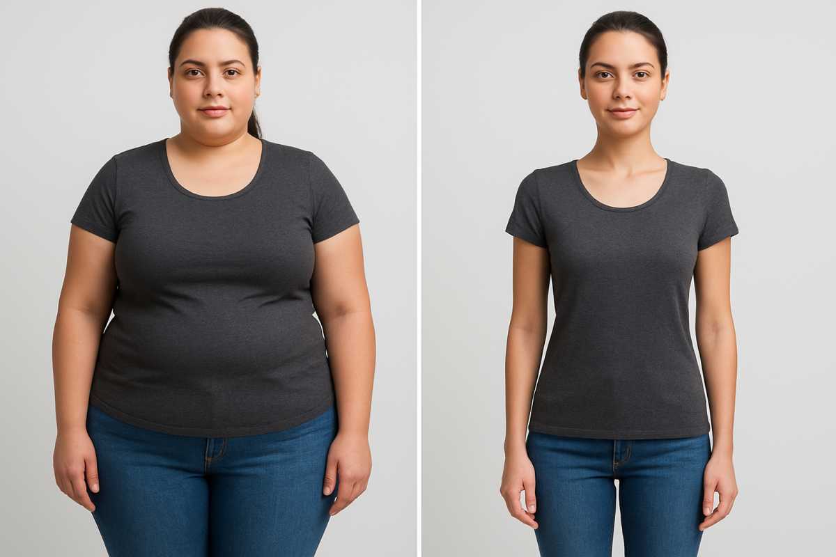 Weight loss Drink before after image