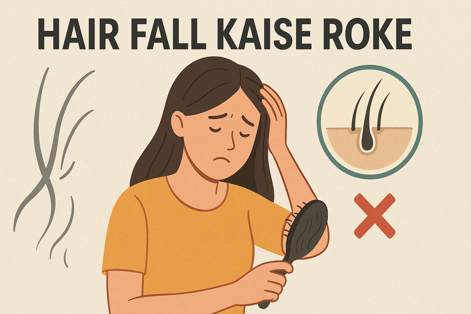 Hair Fall Kaise Roke