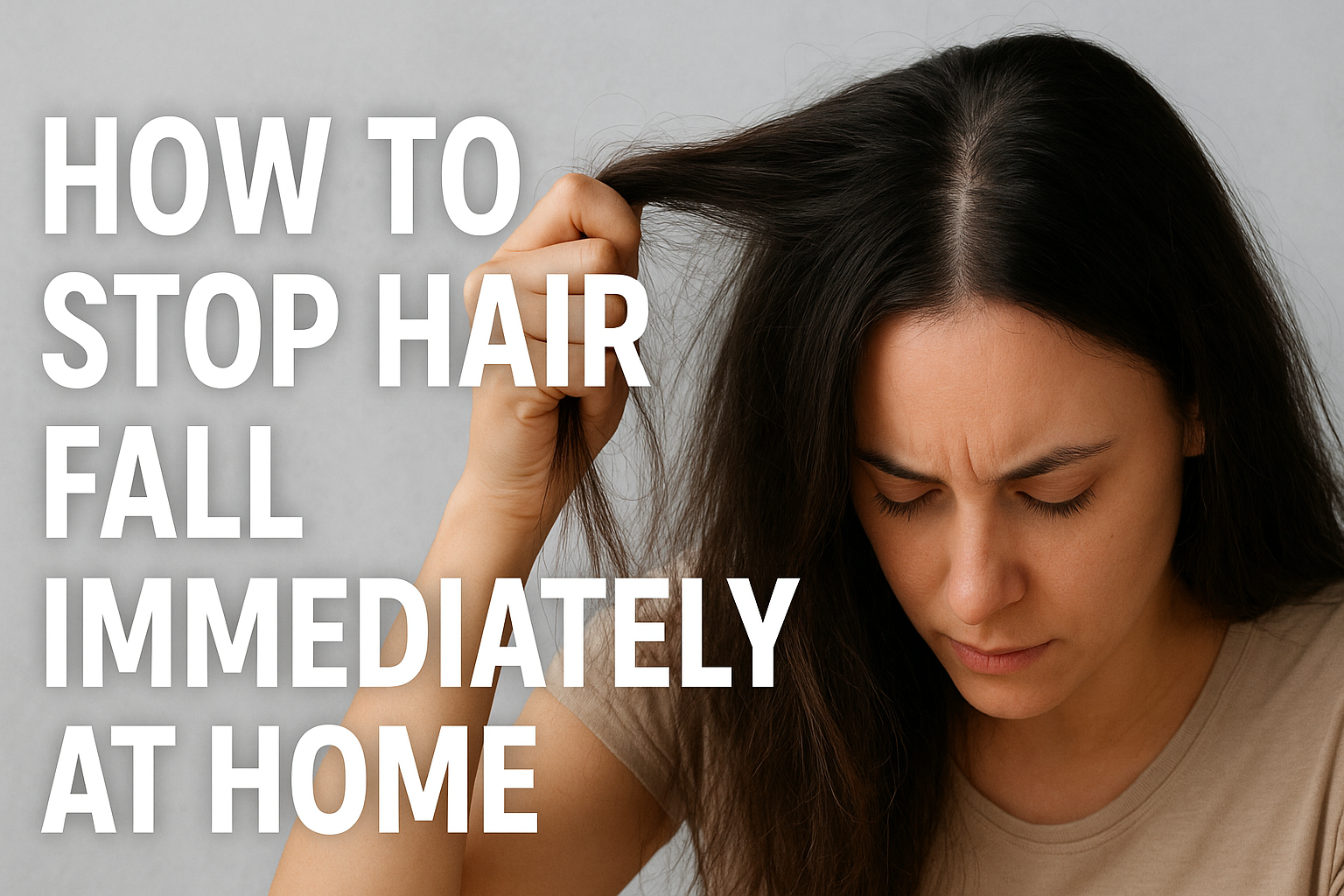 How to Stop Hair Fall Immediately at Home