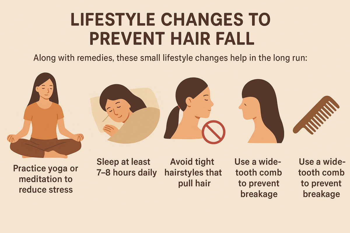 Lifestyle Changes to Prevent Hair Fall