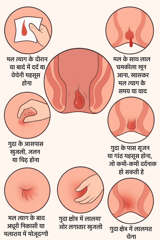 पाइल्स के मुख्य लक्षण
